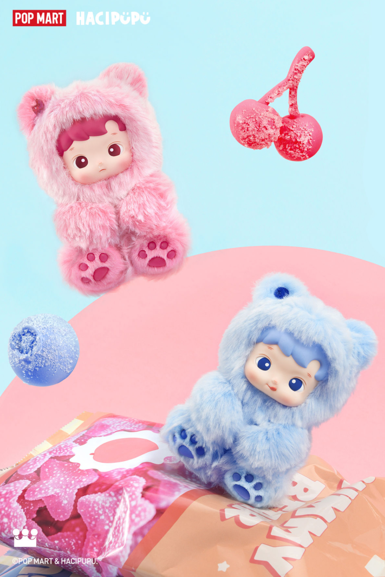 فیگور فانتزی هاچی پوپو (Hachi Popo) | ژاپنی، کوچک و رنگارنگ | ارتفاع ۱۰ تا ۱۲ سانتی‌متر | دکور و کلکسیون